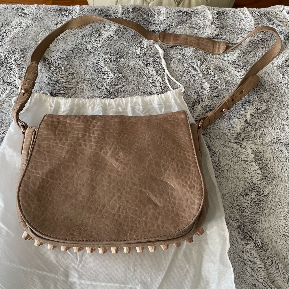 Alexander Wang Crossbody bag with rose gold spikes
